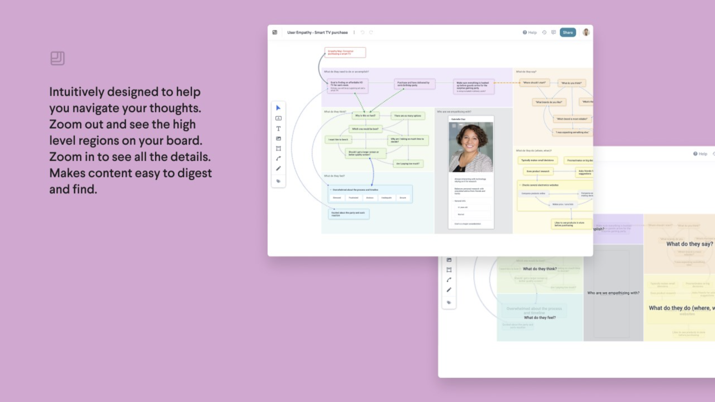 screenshot of Frameable Whiteboard